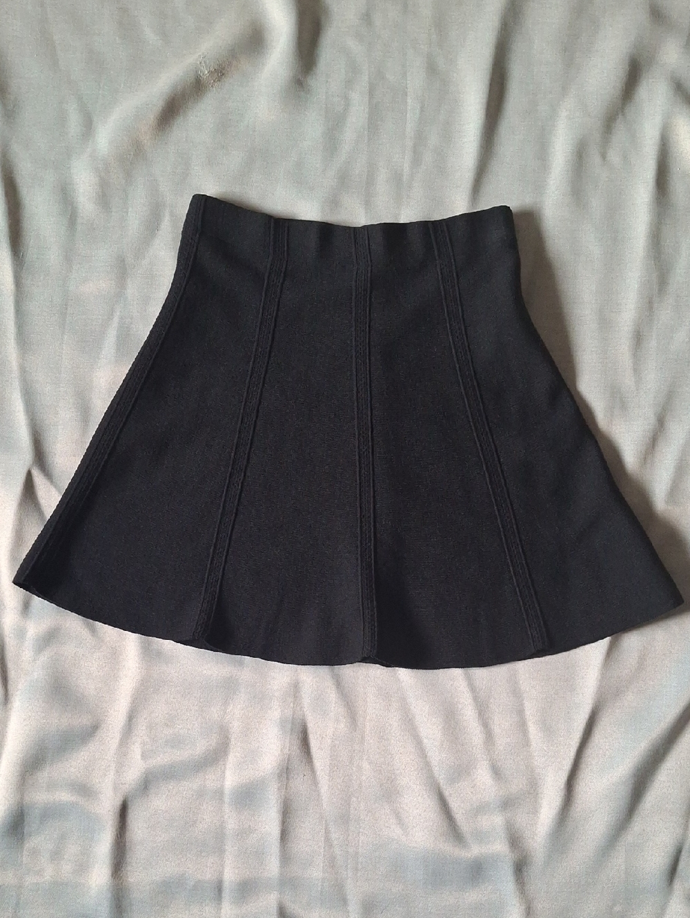 Zara Basic Knit A-Line Mini Skirt - Size XS